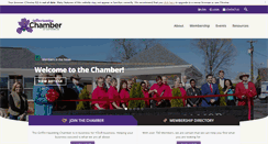 Desktop Screenshot of griffinchamber.com